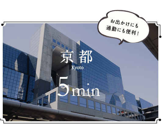京都駅まで24分