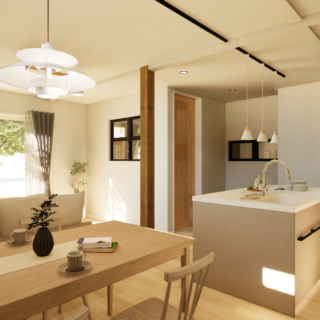 家族が心地よく暮らせる、新しい住まいができました。